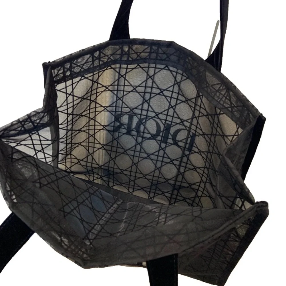 Dior Black Mesh Tote - Picture 8 of 9